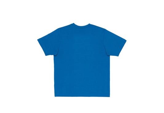 Oversized t-shirt mindful blauw - unisex