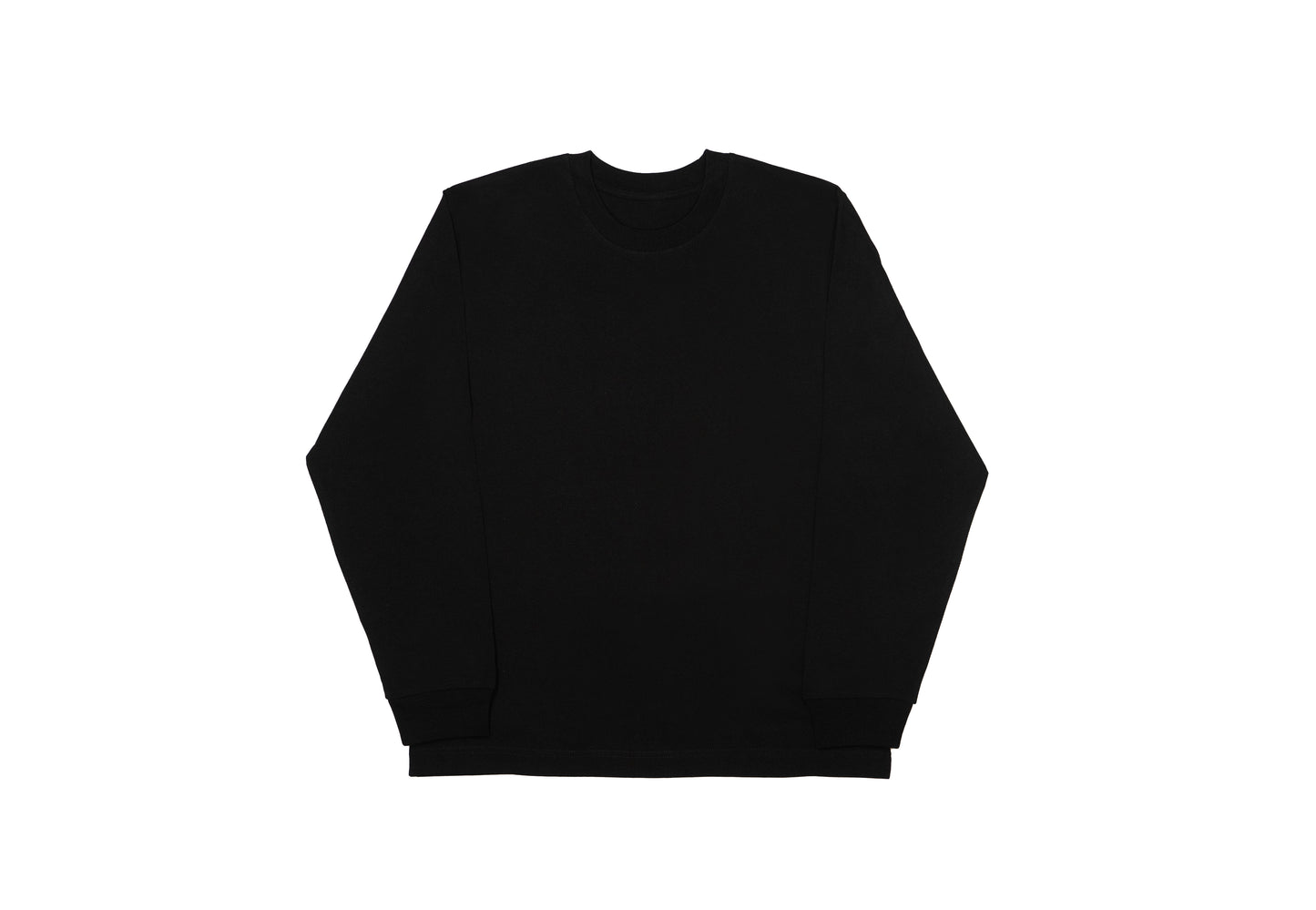 Oversized longsleeve zwart - unisex