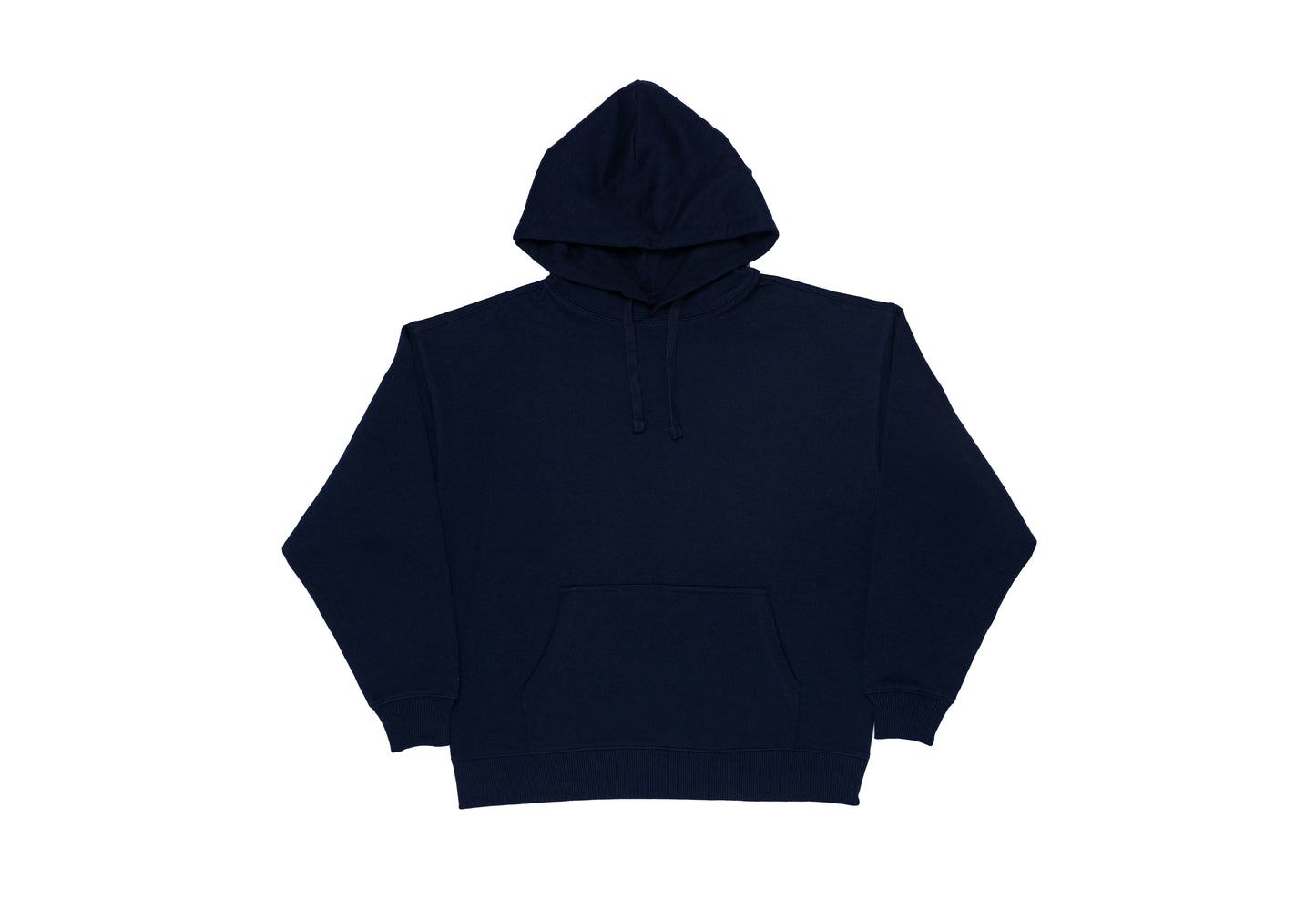 Oversized hoodie navy blauw - unisex