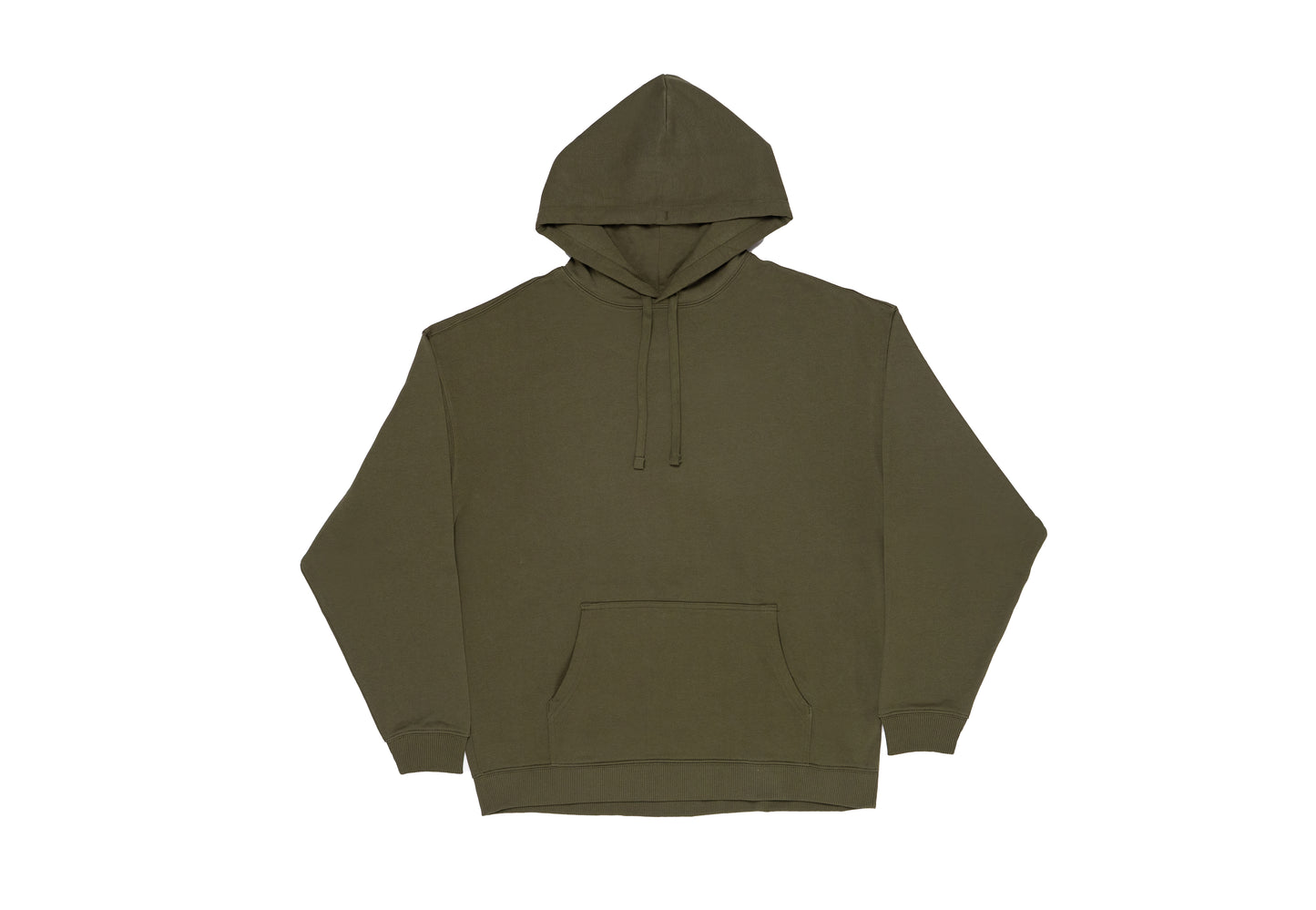 Oversized hoodie kaki groen - unisex