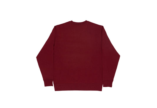 Sweater bourgondisch rood - unisex