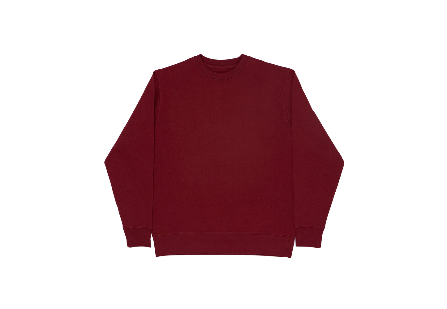 Sweater bourgondisch rood - unisex