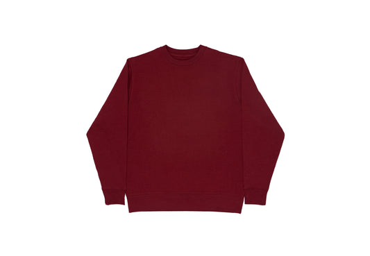 Sweater bourgondisch rood - unisex
