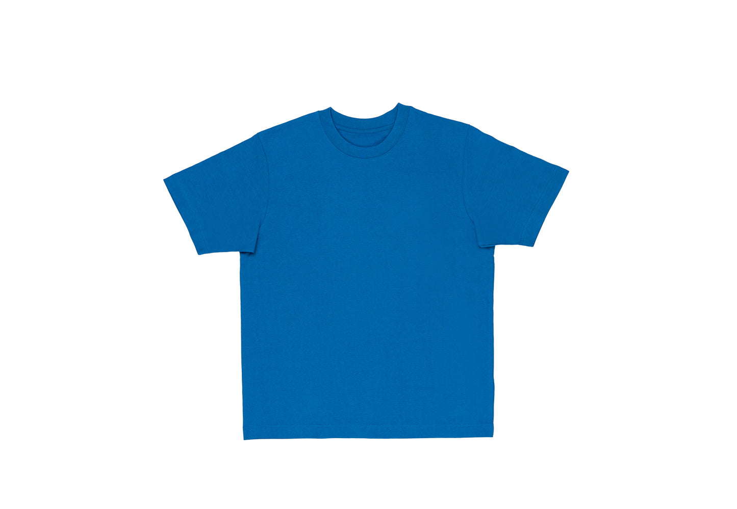 Oversized t-shirt mindful blauw - unisex