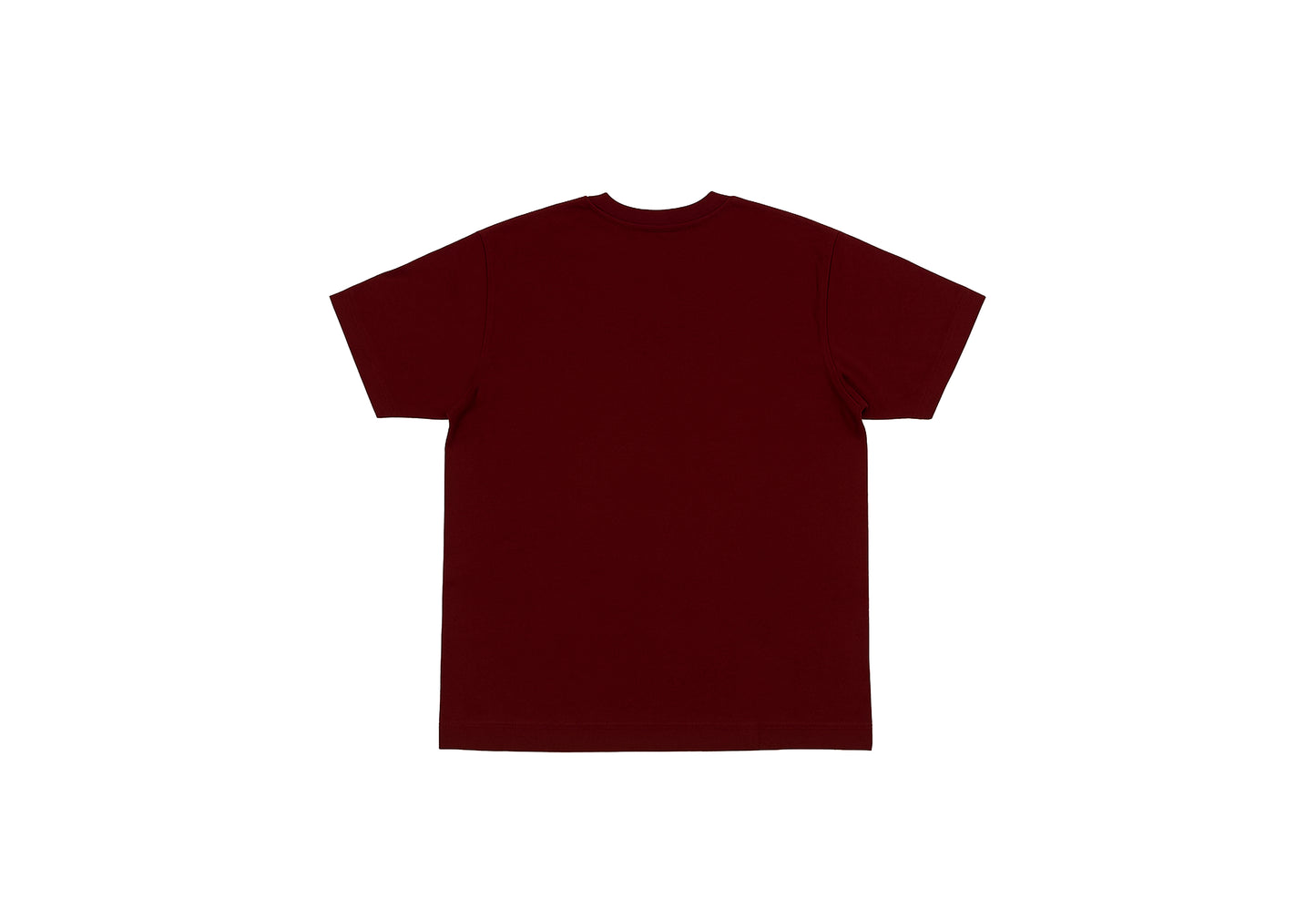 Oversized t-shirt bourgondisch rood - unisex