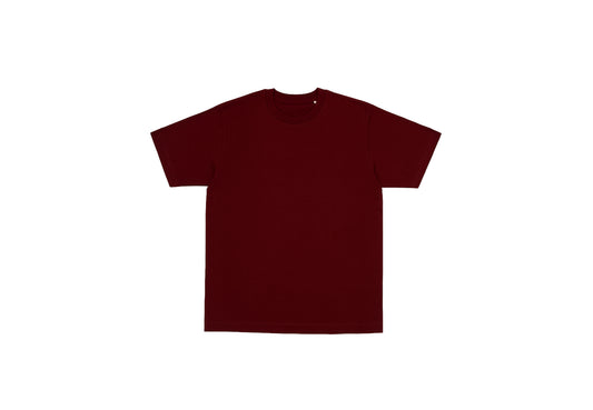 Oversized t-shirt bourgondisch rood - unisex