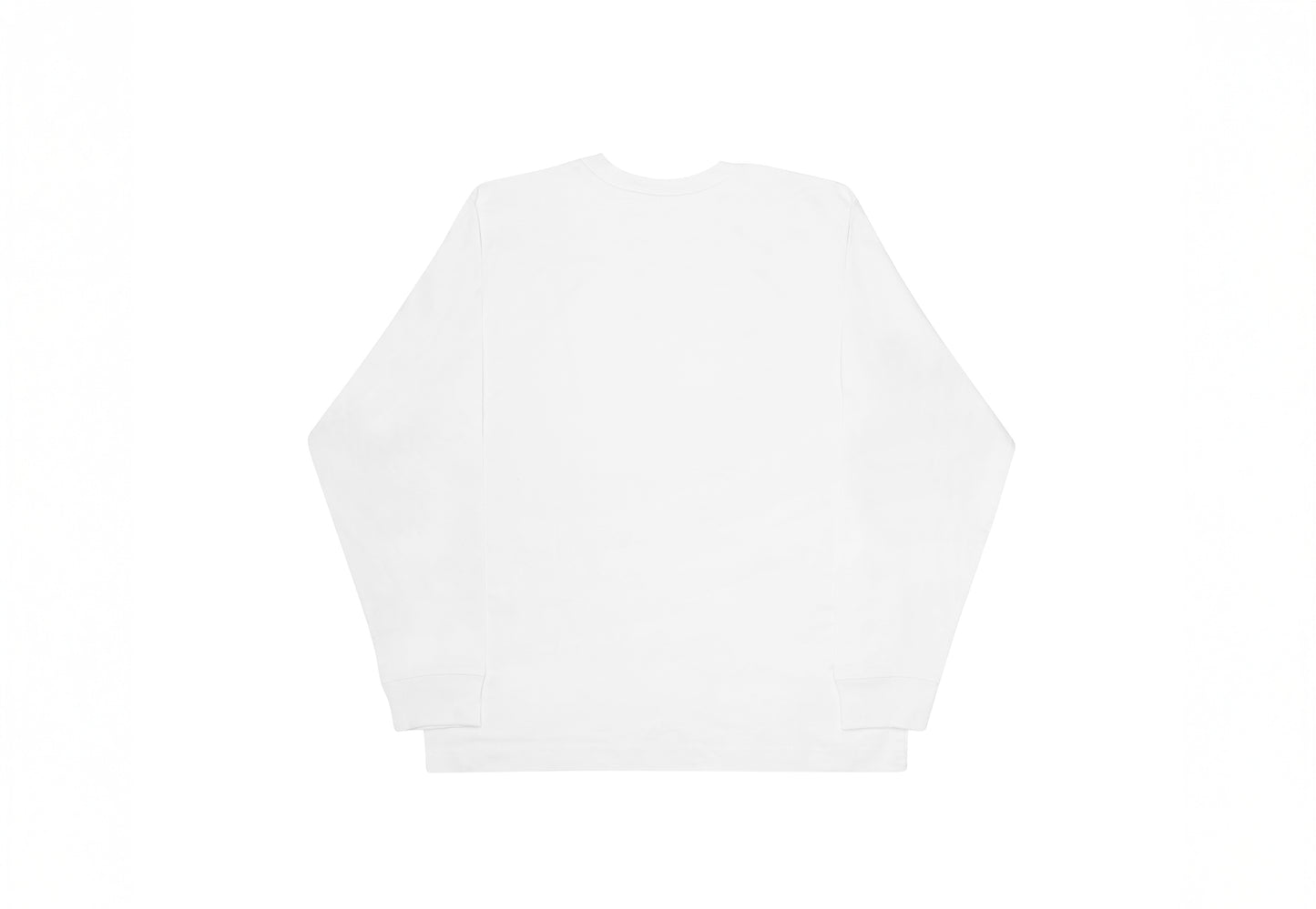 Oversized longsleeve wit - unisex