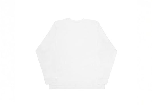 Oversized longsleeve wit - unisex